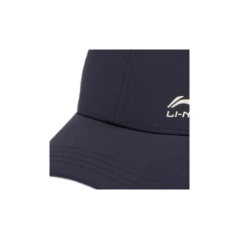 LiNing Polyester Baseball Caps Unisex Navy Blue-2