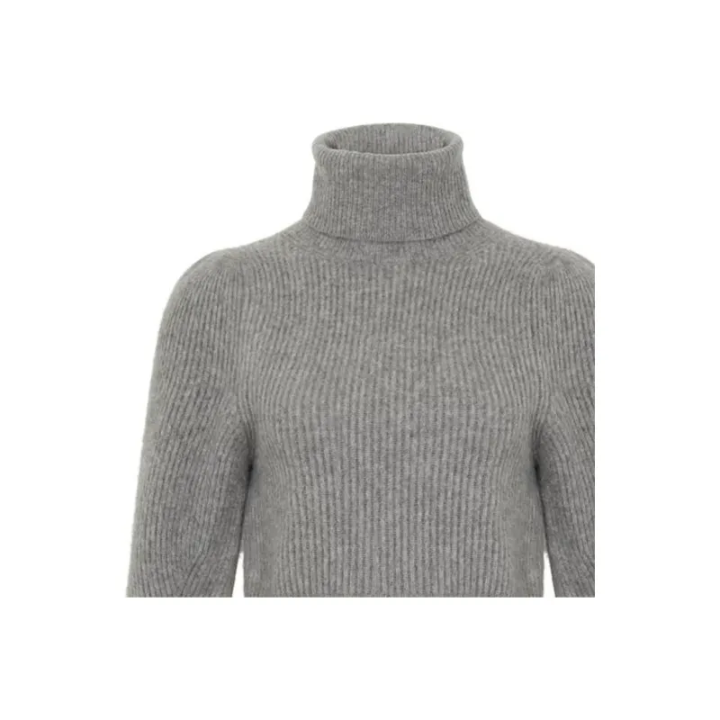 CELINE FW22 Cashmere Sweater Women's Gray-4