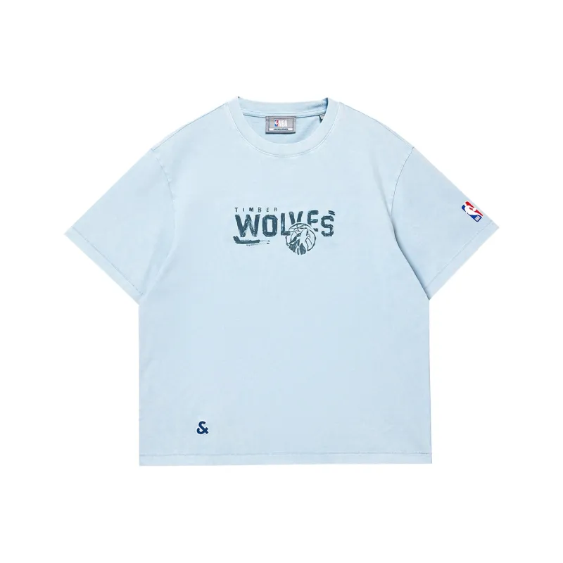 JACK JONES· x NBA T Shirt Men's Cerulean-0