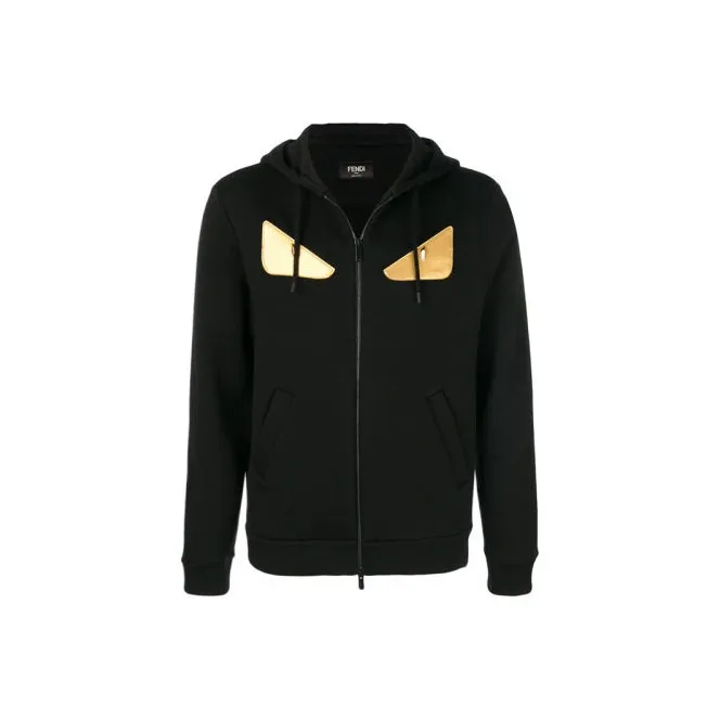 FENDI Sweatshirts Men Black-0