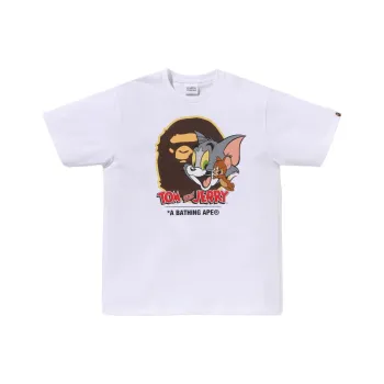 A BATHING APE Tom And Jerry Co branded Model T Shirts Unisex