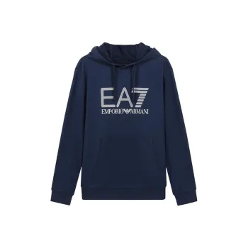 EMPORIO ARMANI Logo print Cotton Hoodie