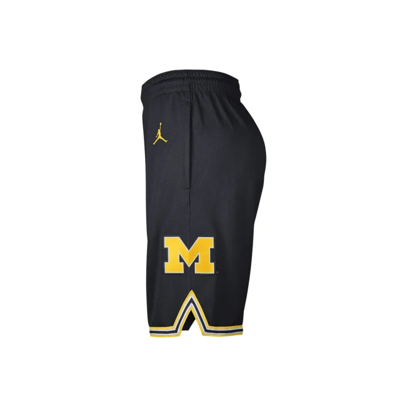 Jordan Michigan Wolverines Casual Shorts Men's Black-2