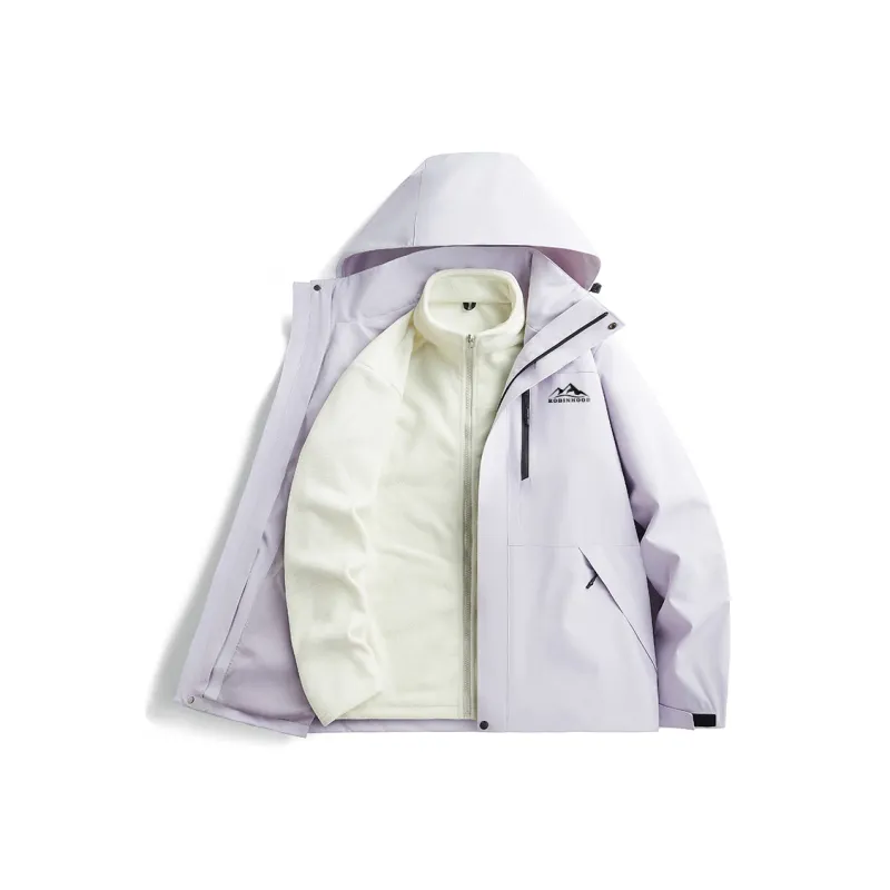 ROBINHOOD Water Resistant Windproof Breathable Wear Resistant Warm Water Repellent Windbreaker Jacket Unisex-25