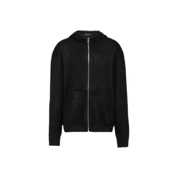 PRADA FW21 Sweatshirt Jacket Men's Black