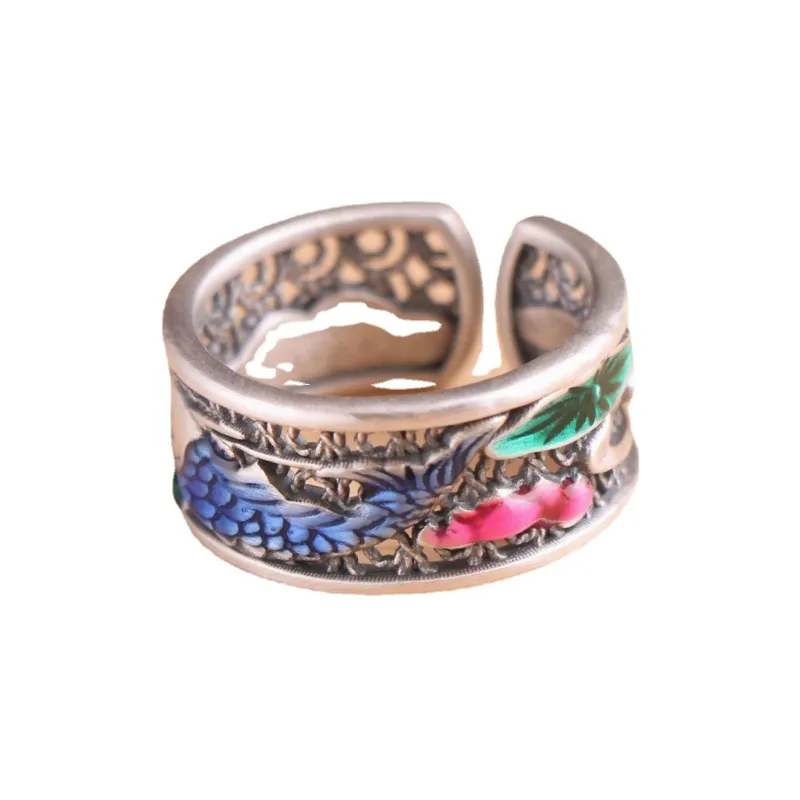 Silver Arashi 999 Fine Silver Rings Unisex-0