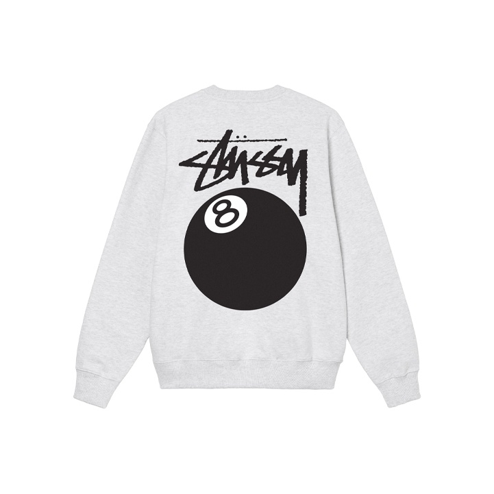 Stussy 8 Ball Crew Black L - POIZON