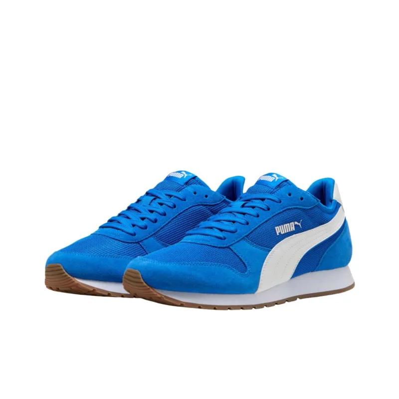 PUMA ST MILER Anti Slip Wear Resistant Low Top Casual Running Shoes Men's Blue White-2