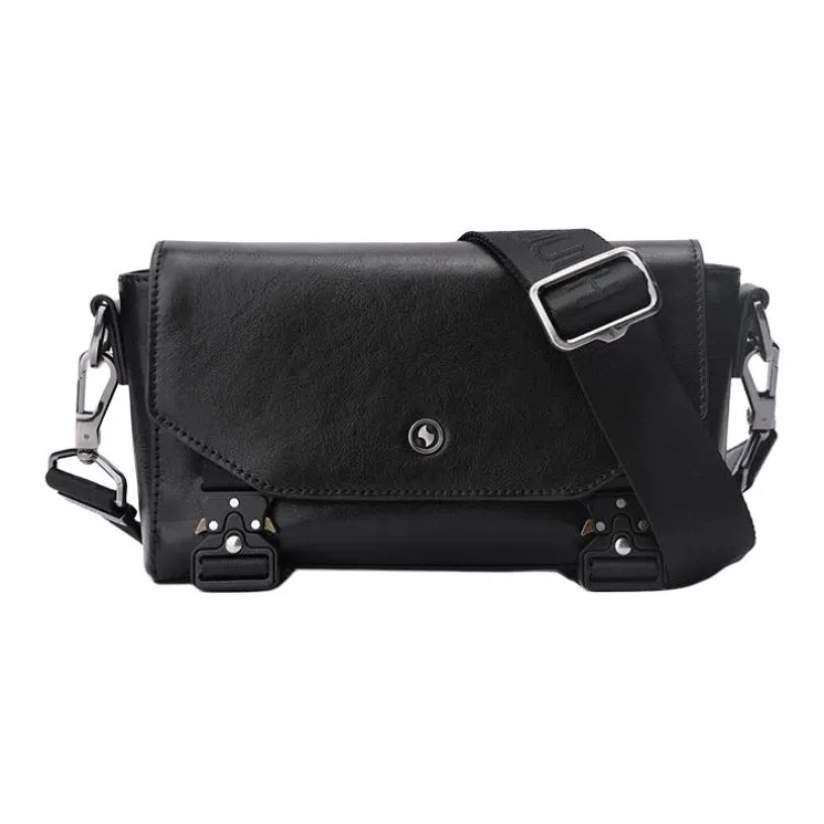 Sharkborough Top Grain Cow Leather Shoulder Bag Medium Size Men's Multicolor-0