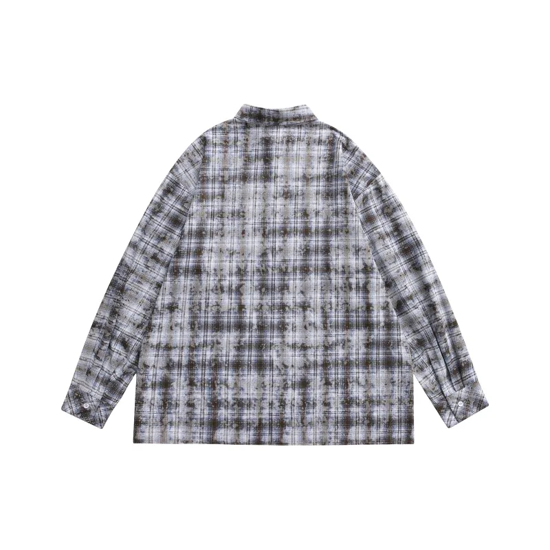 Magmode Shirt Unisex Blue Plaid Color-1