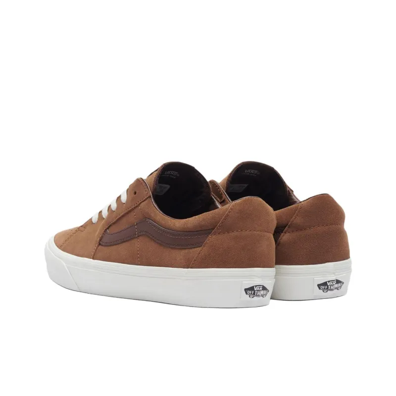 Vans SK8 Anti Slip Wear Resistant Low Top Skateboard Shoes Men's Brown-5