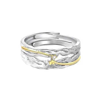 VIVIWELL S925 Silver Rings Unisex