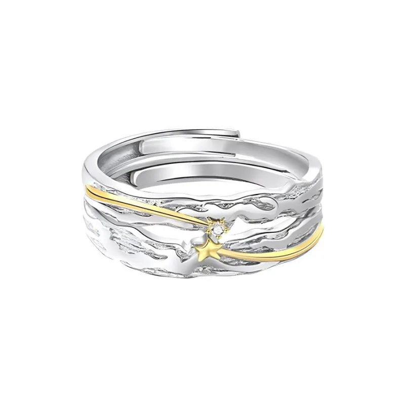 VIVIWELL S925 Silver Rings Unisex-0