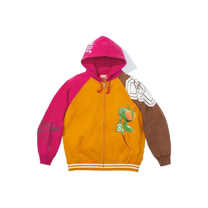 Supreme Junya Watanabe Cdg Man Zip Up Hooded Sweatshirt-0