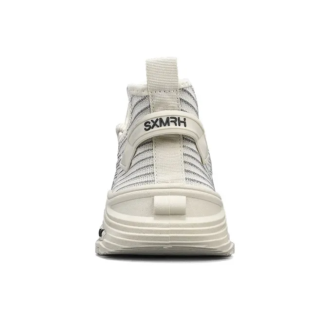 Binary Lightweight, Breathable, And Slip Resistant Low Top Casual Shoes Men's Beige-3