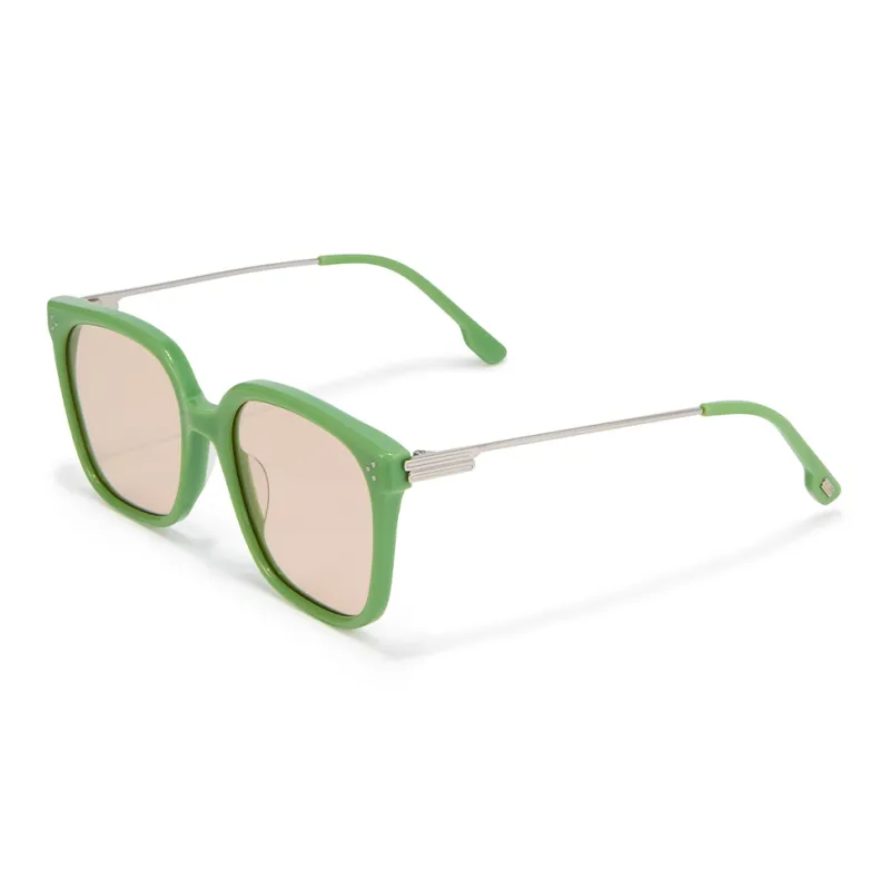 PLASTIC BRAIN Plate Frame Sunglasses Unisex-4