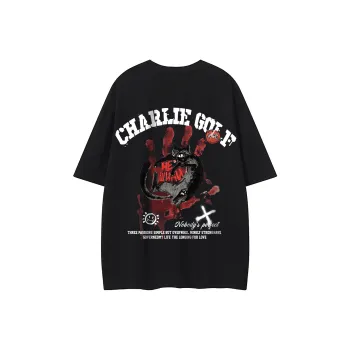 CHARLIE GOLF T Shirt Unisex Black