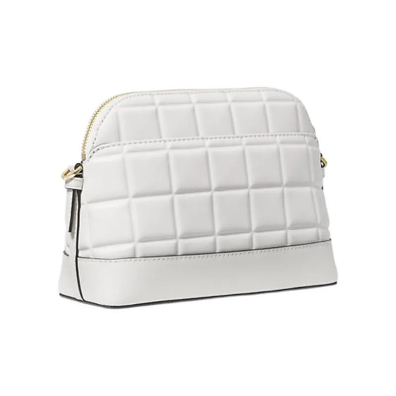 MICHAEL KORS Leather Crossbody Bag, Shoulder Bag Tubas Women's White-1