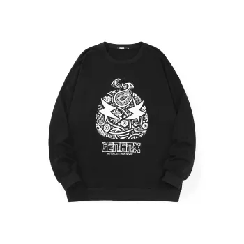 GENANX Crew Neck Loose Fit Regular Sweatshirt Unisex