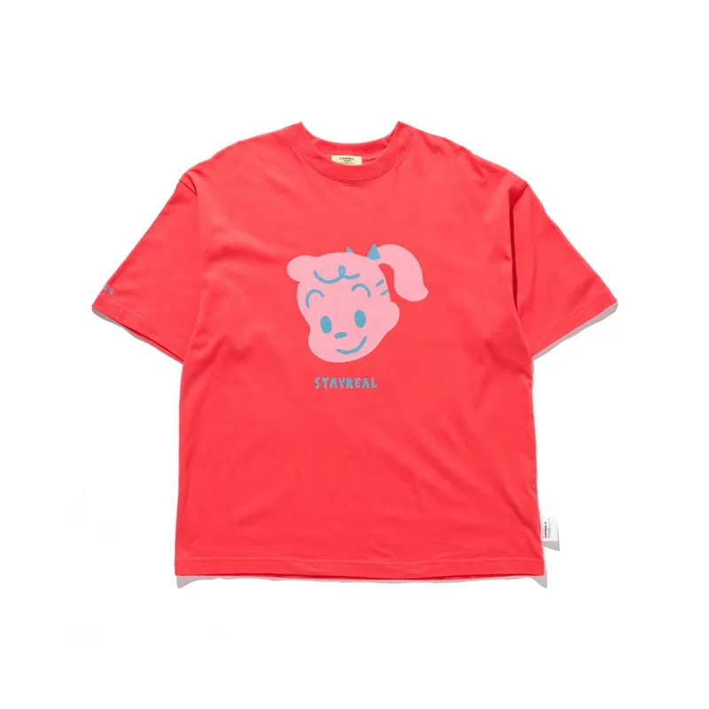 STAYREAL Crew Neck Short Sleeved T Shirts Unisex-1