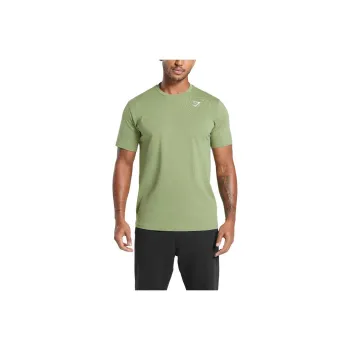 GYMSHARK T Shirts Men Green