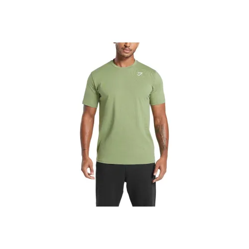 GYMSHARK T Shirts Men Green