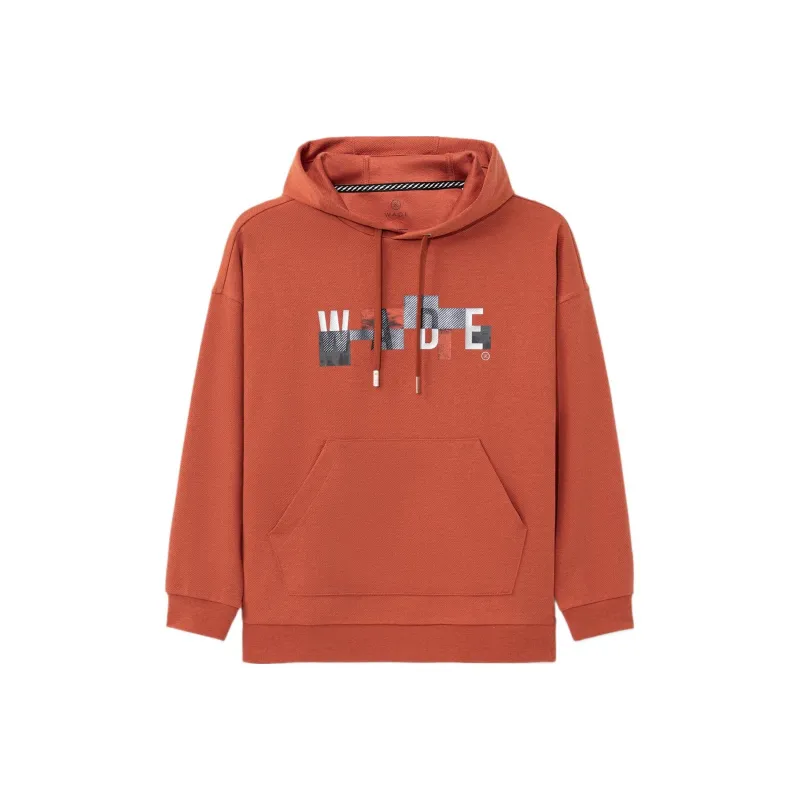 LiNing Sweatshirt Men's Floral Gray Red Brick Brown-0
