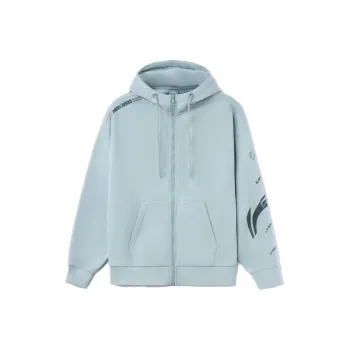 LiNing Sweatshirt Unisex Gray Mist Green