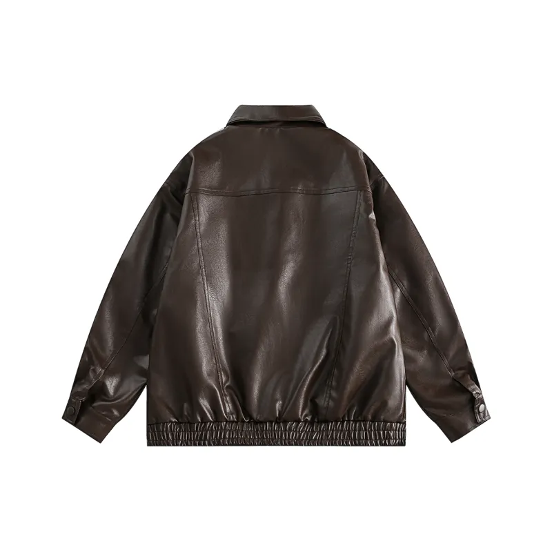 DARKCIRCLE Leather Jacket Unisex-1