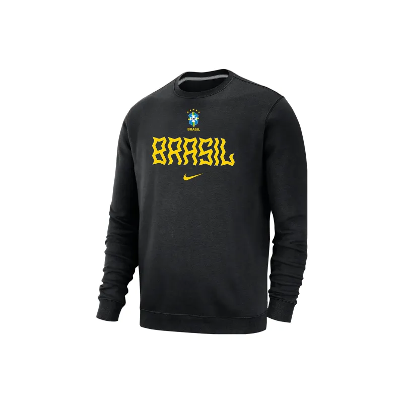Nike Brazil Club Fleece Men's Crew-Neck Sweatshirt-0