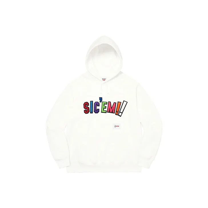 Supreme X Wtaps Sic'Em Drawstring Hoodie-4