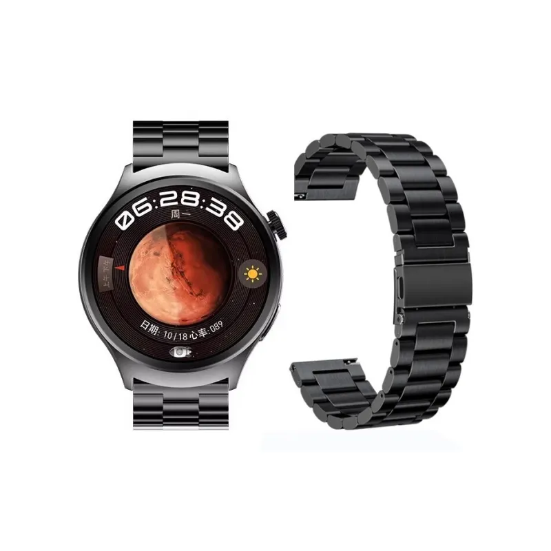 STEWPIGO Huawei Compatibility Watch Band 46mm Stainless Steel Material-1