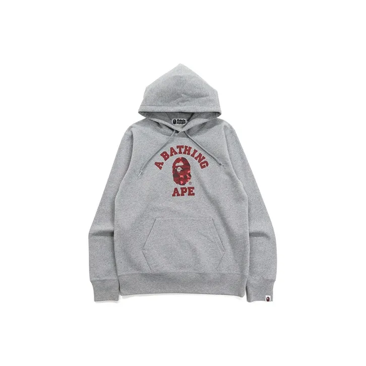 Bape Color Camo College Pullover Hoodie FW21-4
