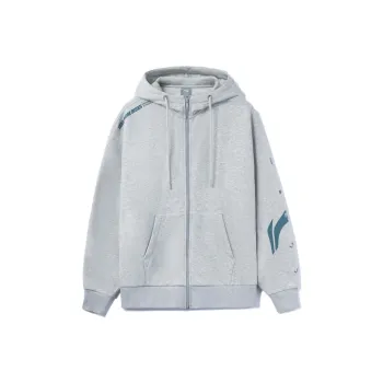 LiNing Sweatshirt Unisex Cream Gray