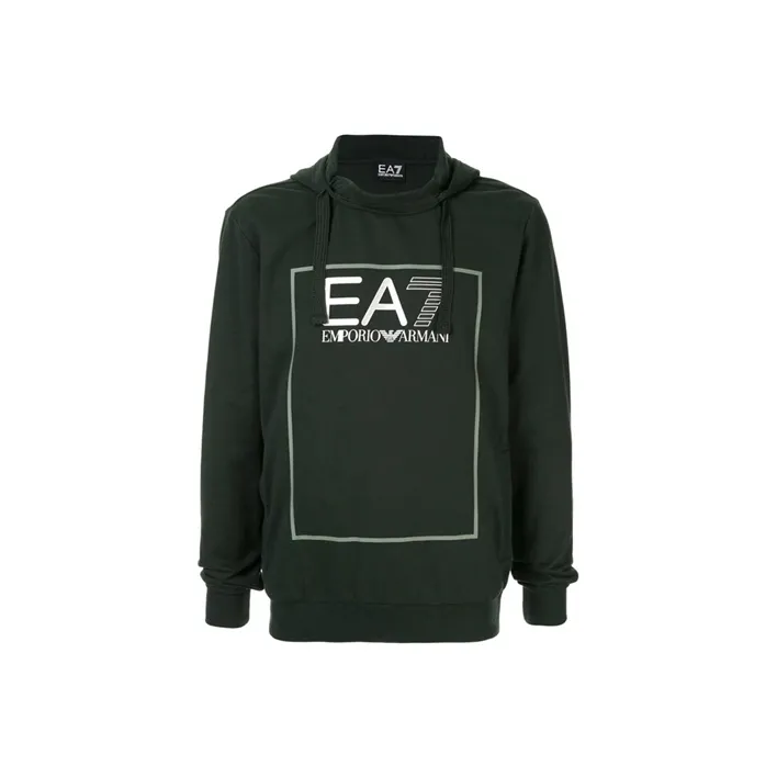 EMPORIO ARMANI EA7 Sweatshirts Men Army Green-0