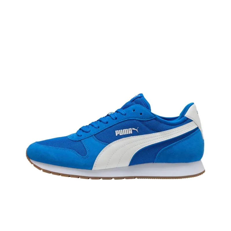 PUMA ST MILER Anti Slip Wear Resistant Low Top Casual Running Shoes Men's Blue White-0