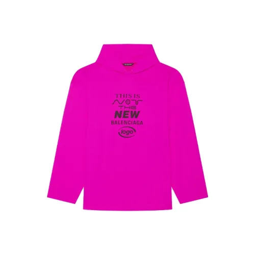 Balenciaga This Is Not Printed Hooded T Shirt