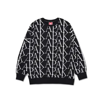 Kappa Sweatshirts Unisex Mineral Black