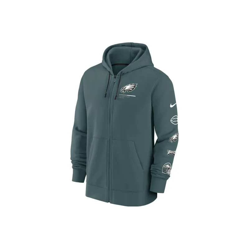 Nike Team Surrey NFL Philadelphia Eagles Men's Full-Zip Hoodie-0