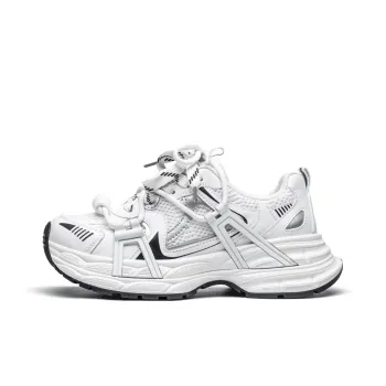 RENBEN Anti Slip And Wear Resistant Height Increasing Low Top Chunky Sneakers Women's