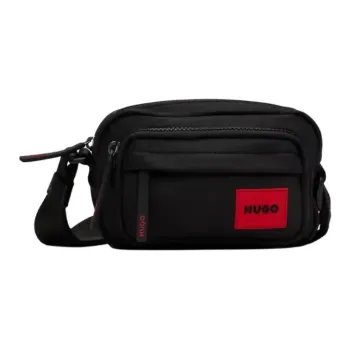 HUGO BOSS Recycled Polyester Shoulder Bag Men's Black