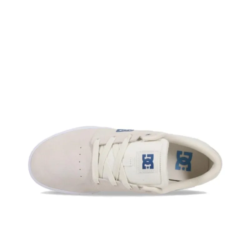 DC Shoes Crisis Breathable Low Top Skateboard Shoes Unisex White-2