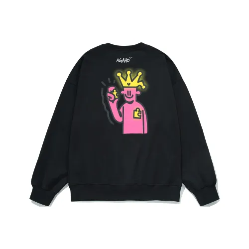 Agaho X Guuka Sweatshirts Unisex Black