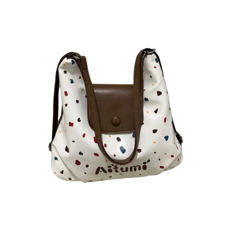 HCXK PU Shoulder Bag Women's White-2