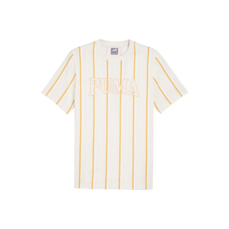 PUMA SQUAD AOP T Shirts Men Snow 87-0