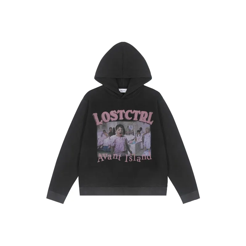 LOSTCTRL Sweatshirts Unisex Black-0