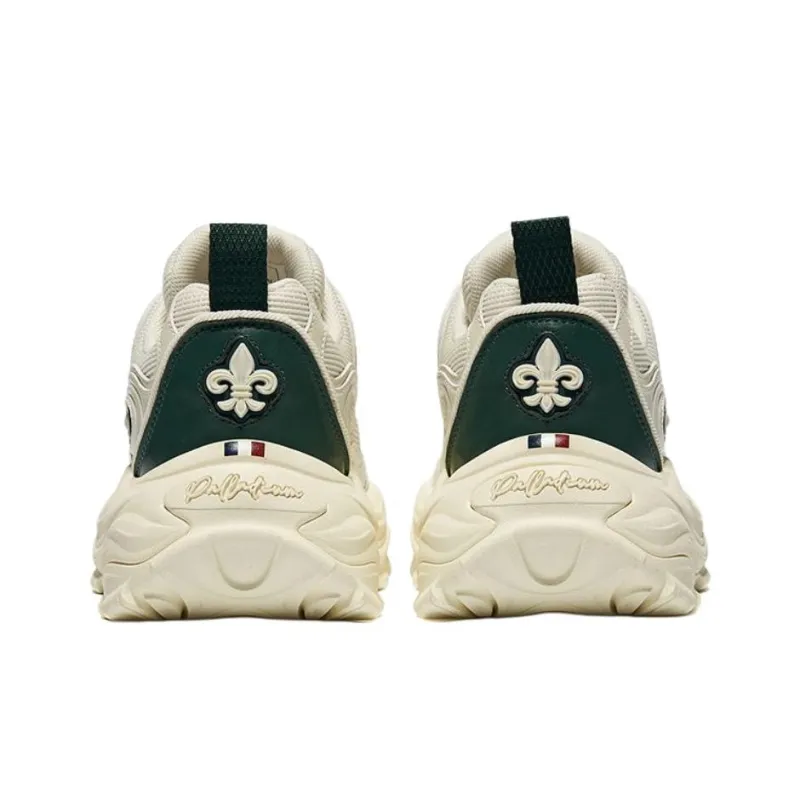 Palladium Breathable Height Increase Low Top Chunky Sneakers Women's Beige-4