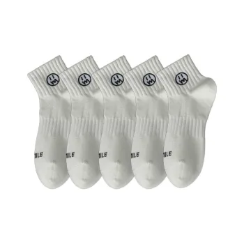 MIIOW Mid Calf Socks Unisex 5 Pack