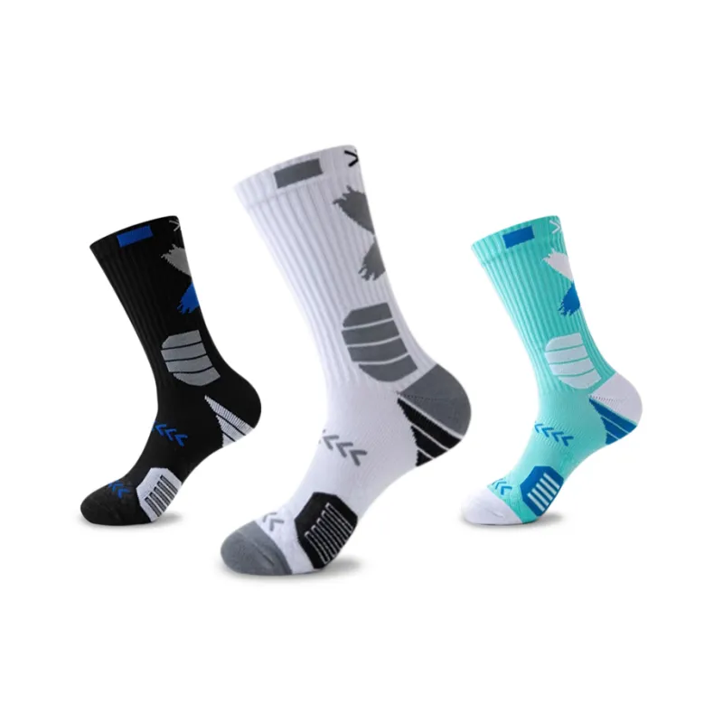 JIAZINI Basketball Socks Men's 3 Pack-12