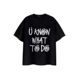 Black (White Text)